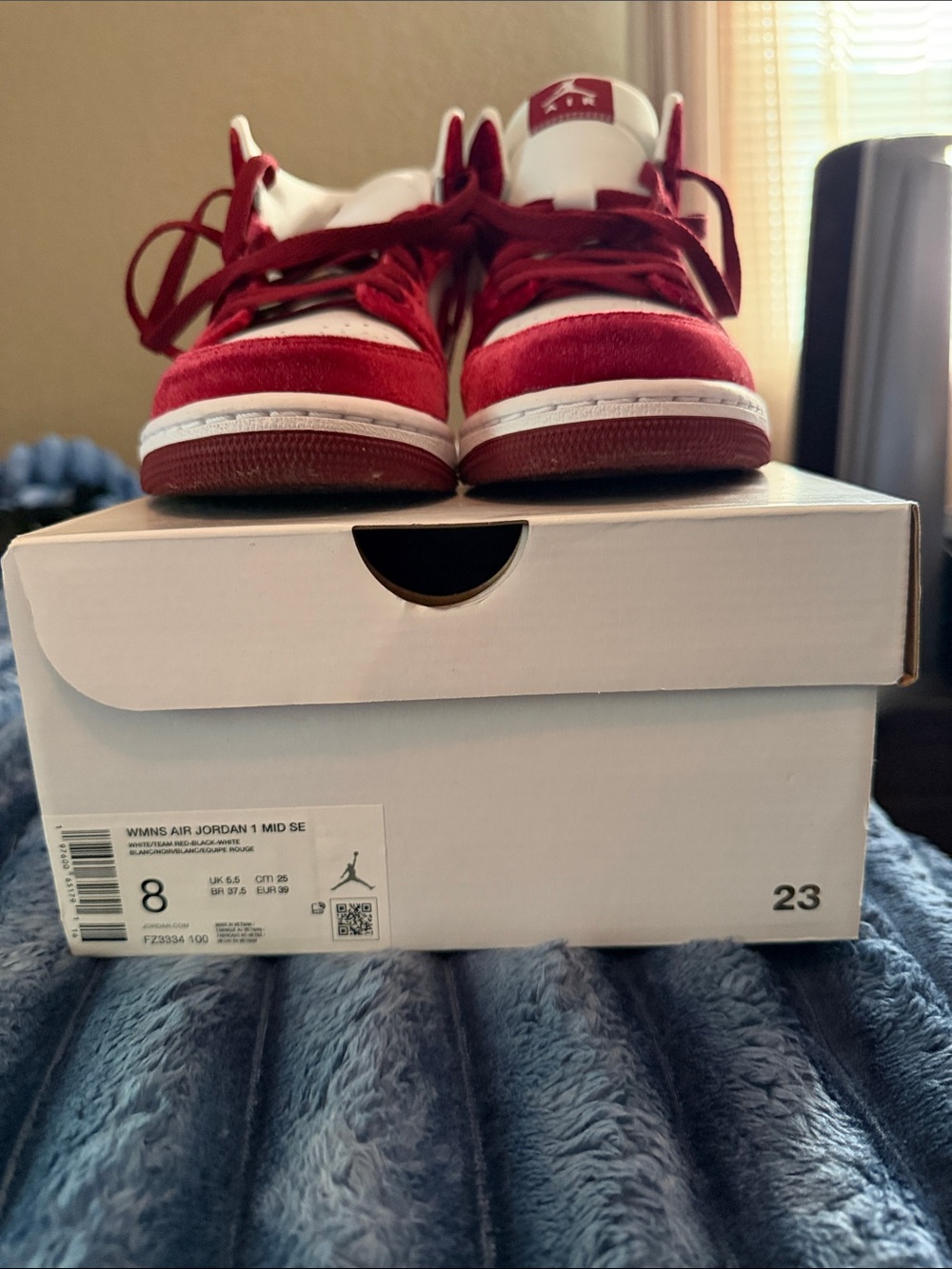 Nike Air Jordan 1 Mid SE - Red & White